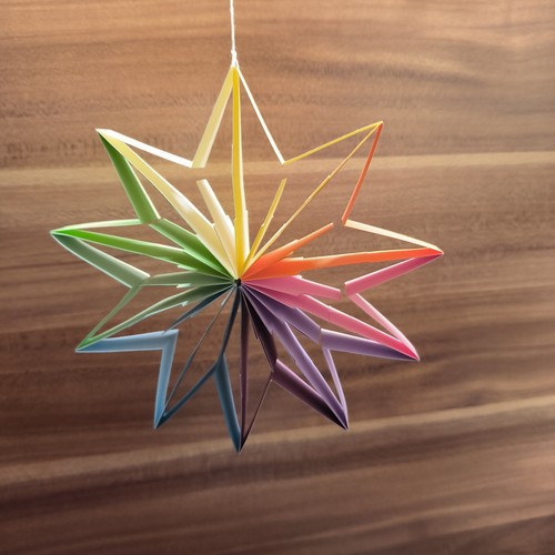 Kranz blume stern gefaltet - kranz/blume/stern,,