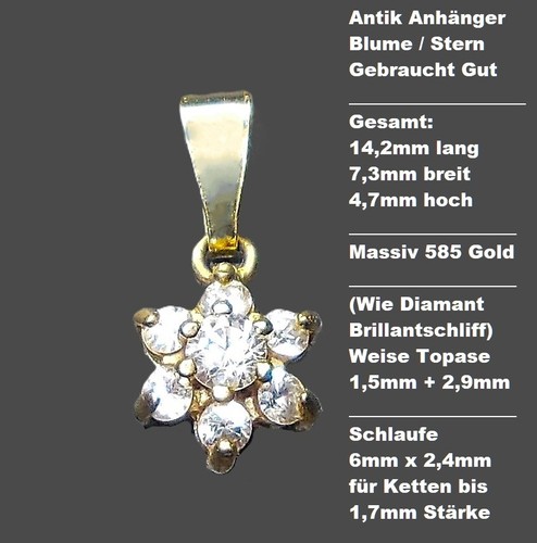 Antiker anhänger stern - antiker,