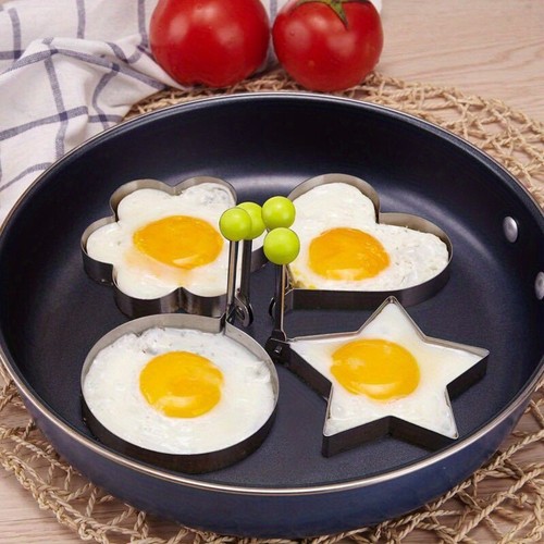 4er set eierformen edelstahl - set,