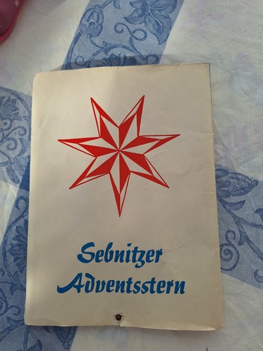 Ddr sebnitzer adventsstern mit - ddr,