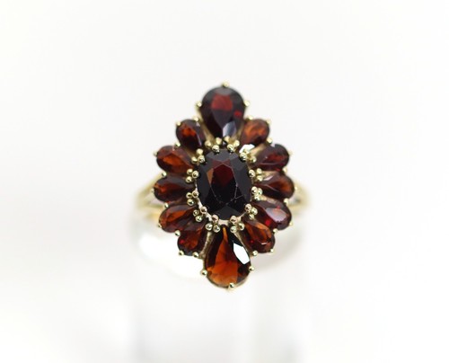 Vintage damenring gelbgold - damenring,