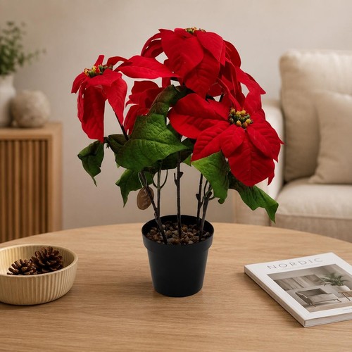Künstlicher weihnachtsstern - künstlicher,