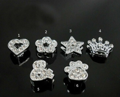 Schiebeperle strass mm - strass, 12