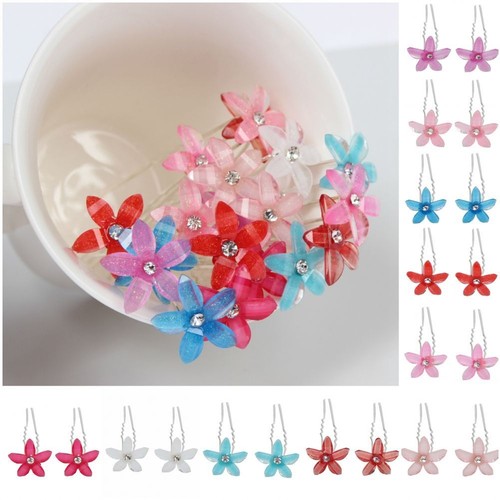 Haarnadeln strass blume - 2,