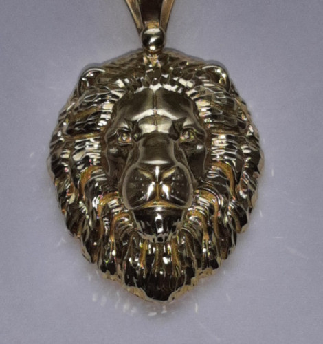 Löwe anhänger 585 - 585, gold