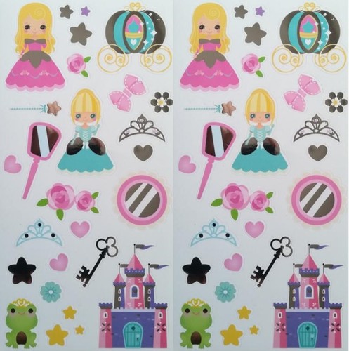 54x sticker prinzessin kind - prinzessin, x7